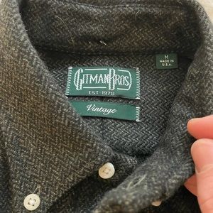 Gitman Brothers Vintage Houndstooth Wool Shirt